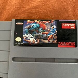 Street fighter game for Super Nintendo - collectible